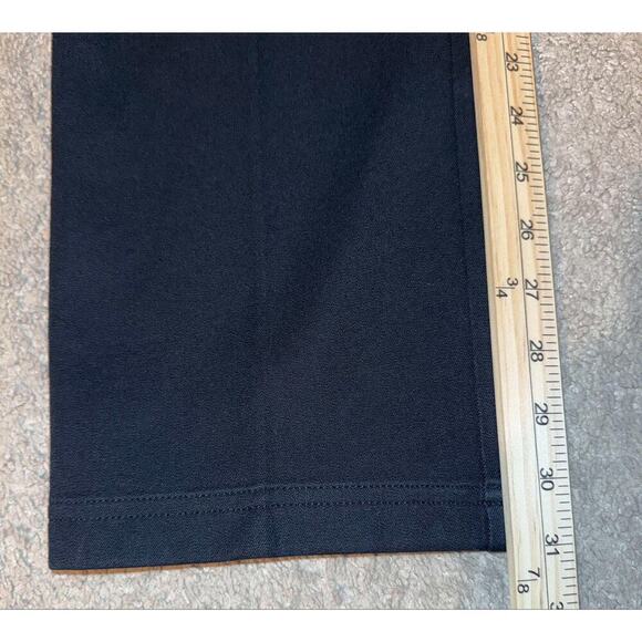 St. John Mid Rise 5 Pocket Slim Fit Casual Straight Pants Black Women's Size 2 - Picture 8 of 8